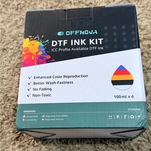6x100 ml DTF Ink Direct to Transfer Film Ink Each Textile Ink